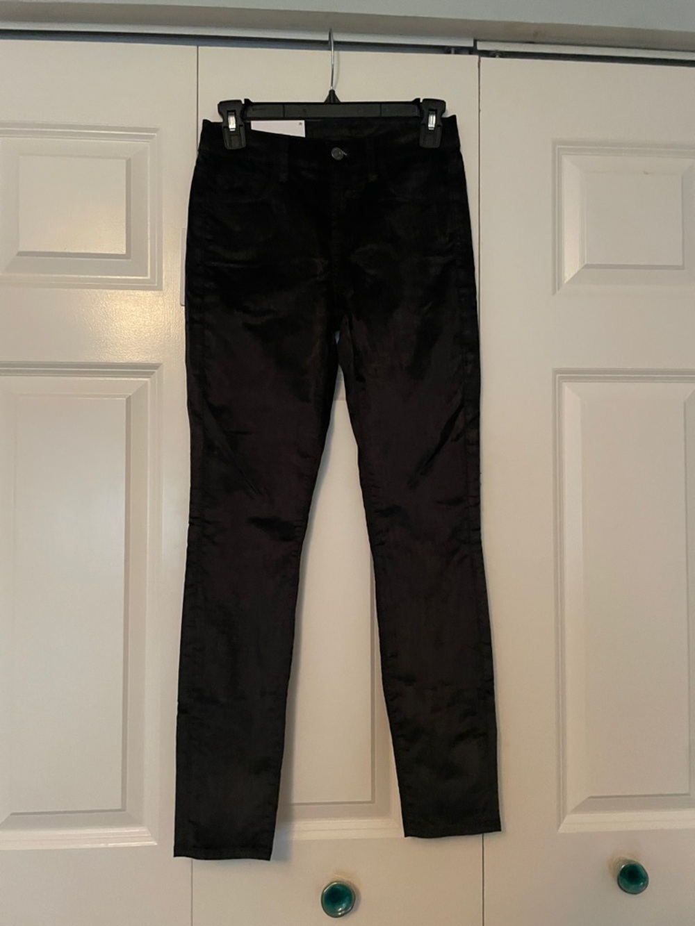 7 for all mankind Women's Black Skinny Jeans
